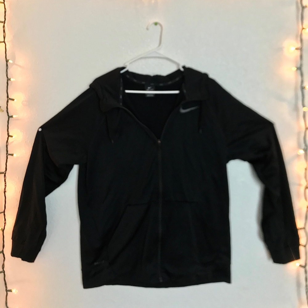 Nike Dri-Fit Black Zip Up Jacket